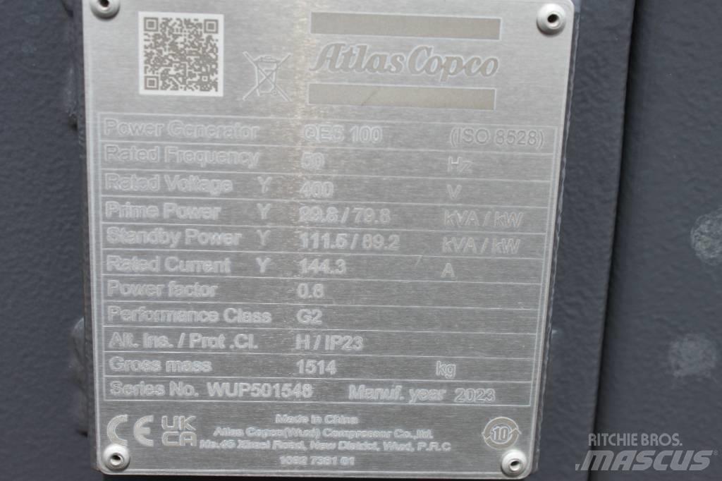 Atlas Copco QES 100 柴油發電機