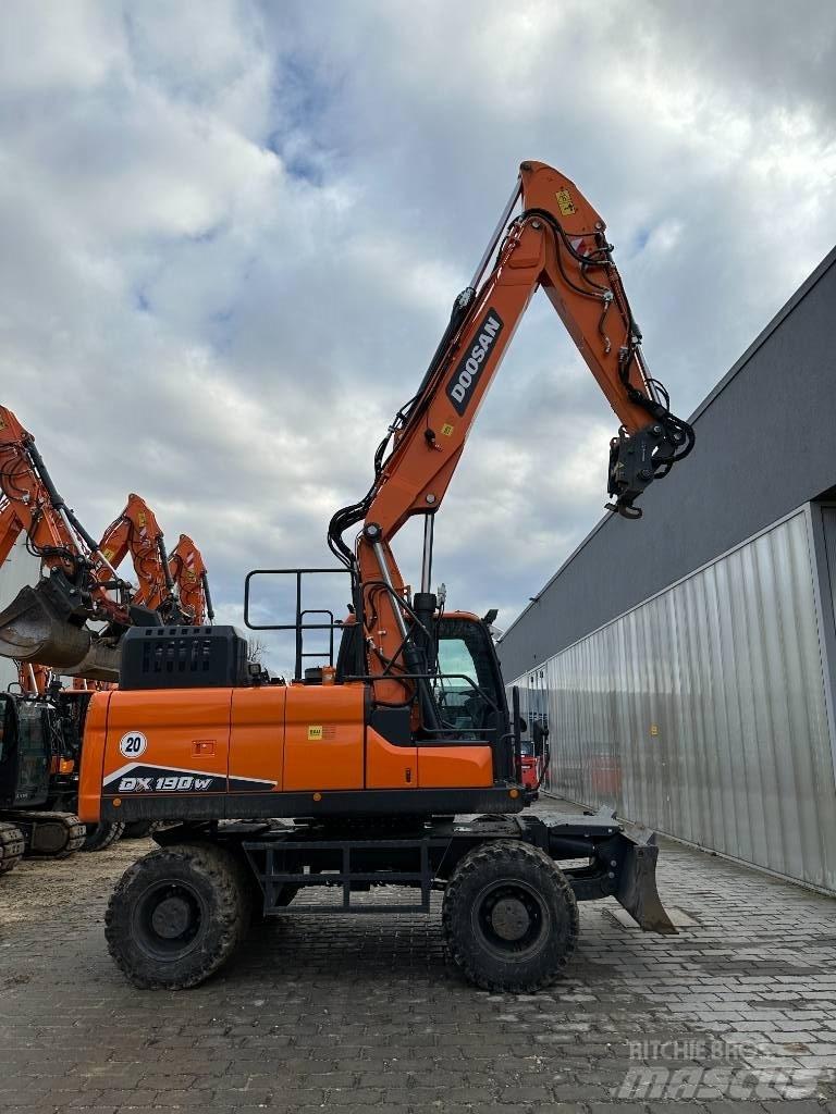 Doosan DX 190 W-7 旋轉式挖土機/掘鑿機/挖掘機