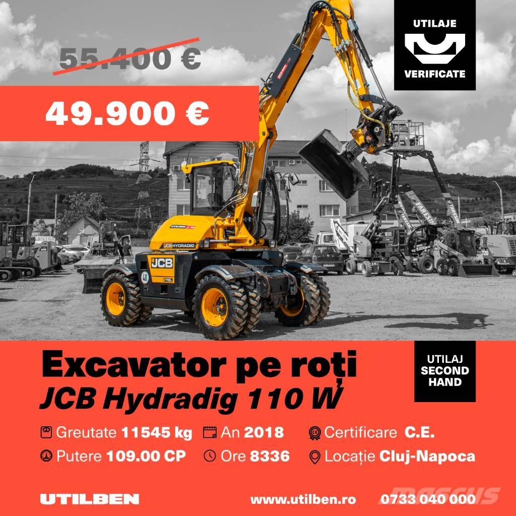 JCB Hydradig 110 W 旋轉式挖土機/掘鑿機/挖掘機