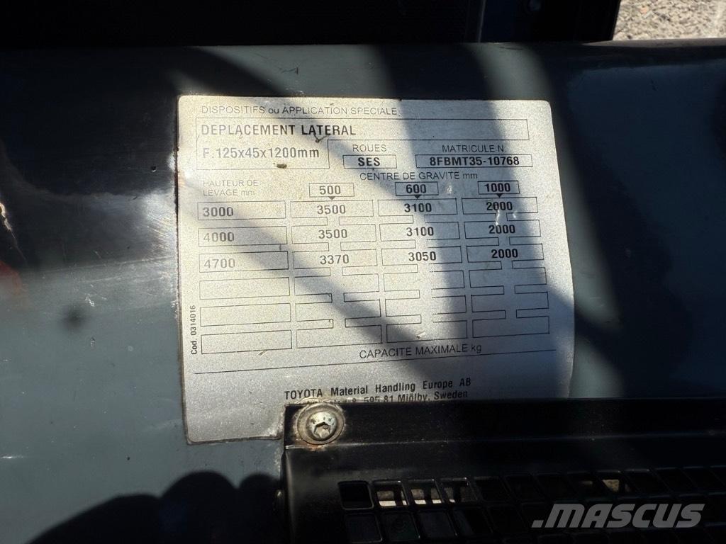Toyota 8 FBMT 35 電動堆高機