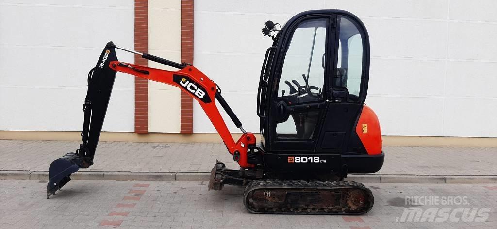 JCB 8018 CTS 小型挖土機/掘鑿機<7t(小型挖掘機)