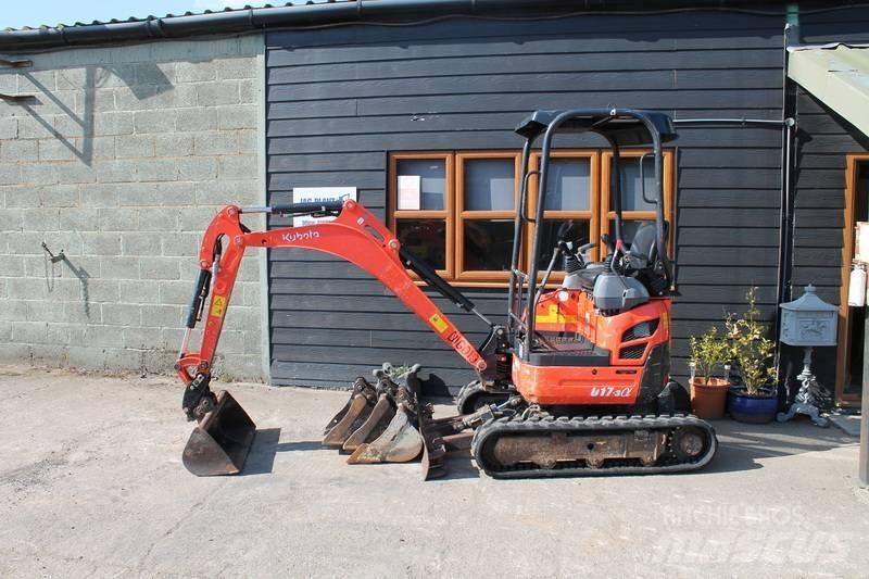 Kubota U 17-3 小型挖土機/掘鑿機<7t(小型挖掘機)