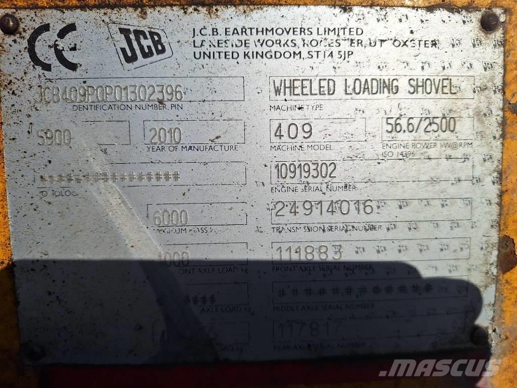 JCB 409 輪胎式裝載機