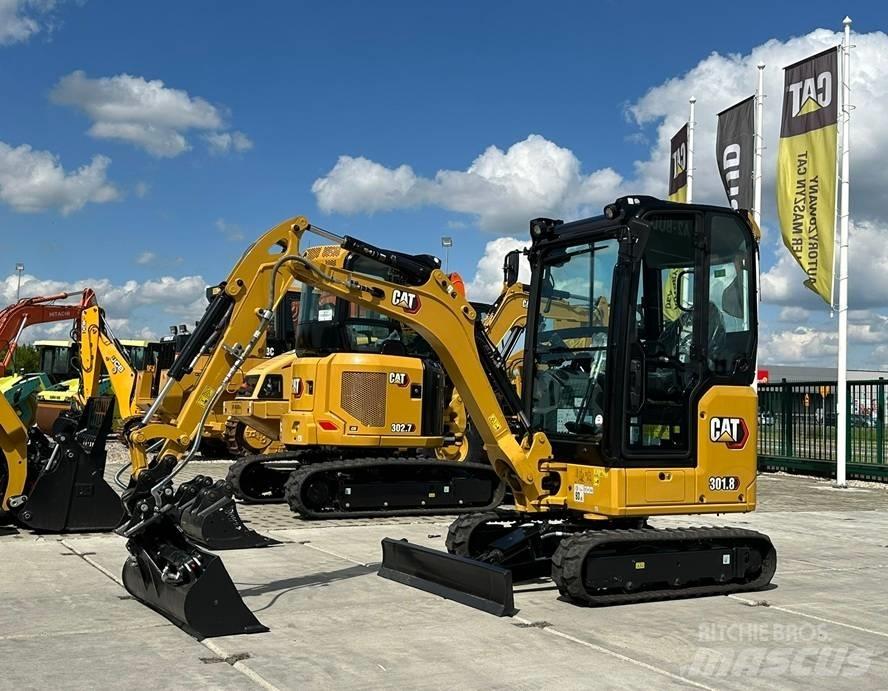 CAT 301.8 小型挖土機/掘鑿機<7t(小型挖掘機)