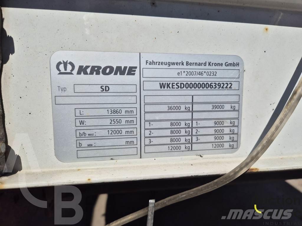 Krone SD 篷布半拖車