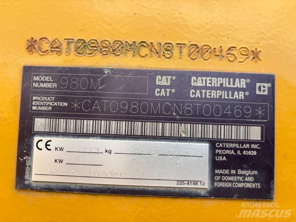 CAT 980 M 輪胎式裝載機