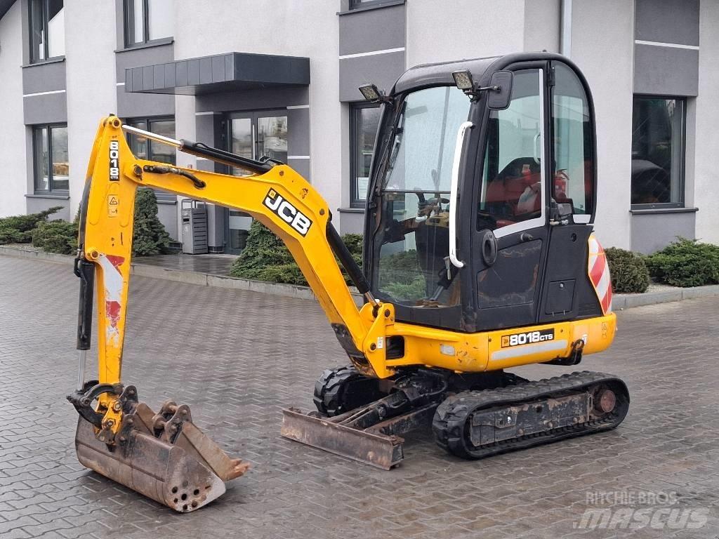 JCB 8018 CTS 小型挖土機/掘鑿機<7t(小型挖掘機)