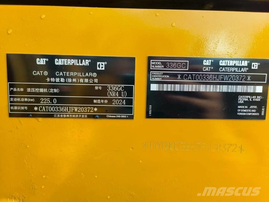 CAT 336GC 履帶式 挖土機/掘鑿機/挖掘機