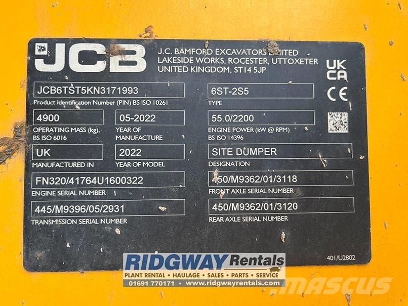 JCB 6 ST 側卸礦車