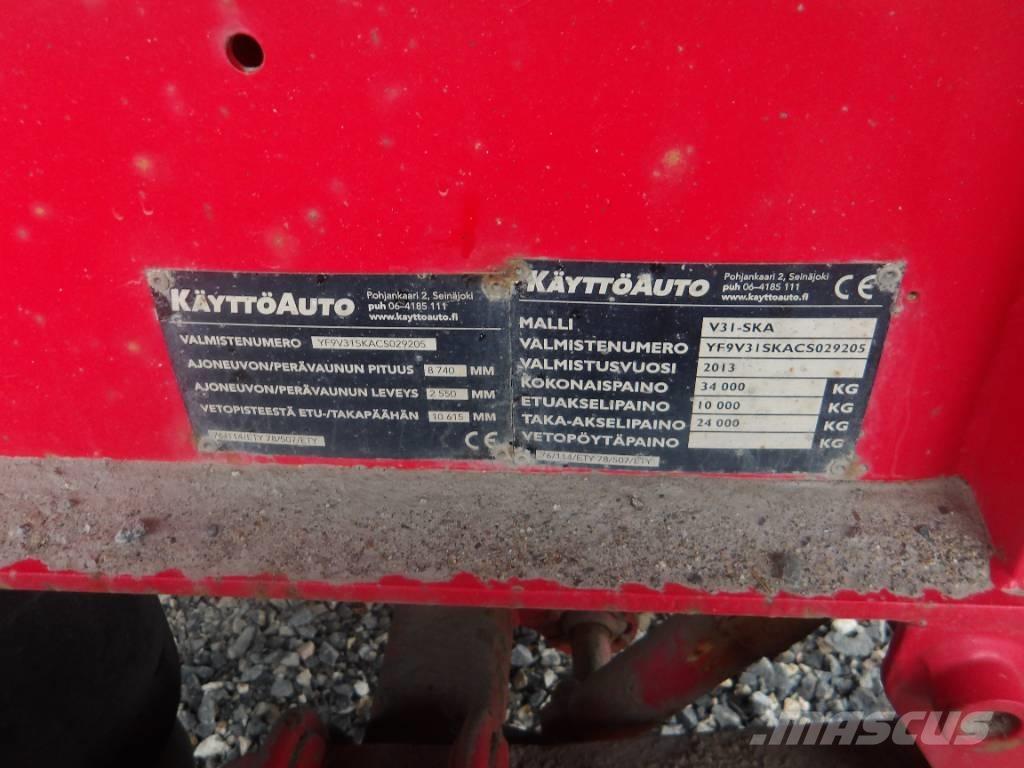  Käyttöauto V31 4 aks 傾卸式拖車