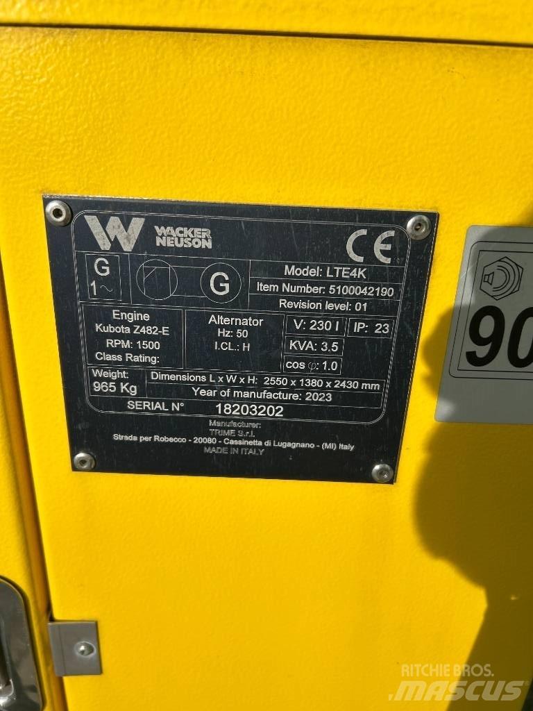 Wacker Neuson LTE4K 照明燈
