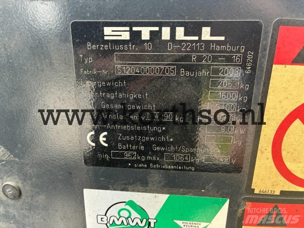 Still R 20-16 電動堆高機