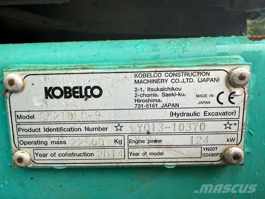 Kobelco SK 210 LC-9 履帶式 挖土機/掘鑿機/挖掘機
