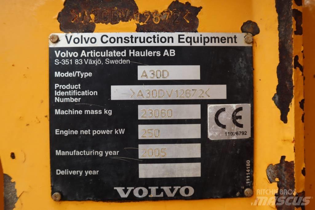 Volvo A30D 鉸接式起吊車