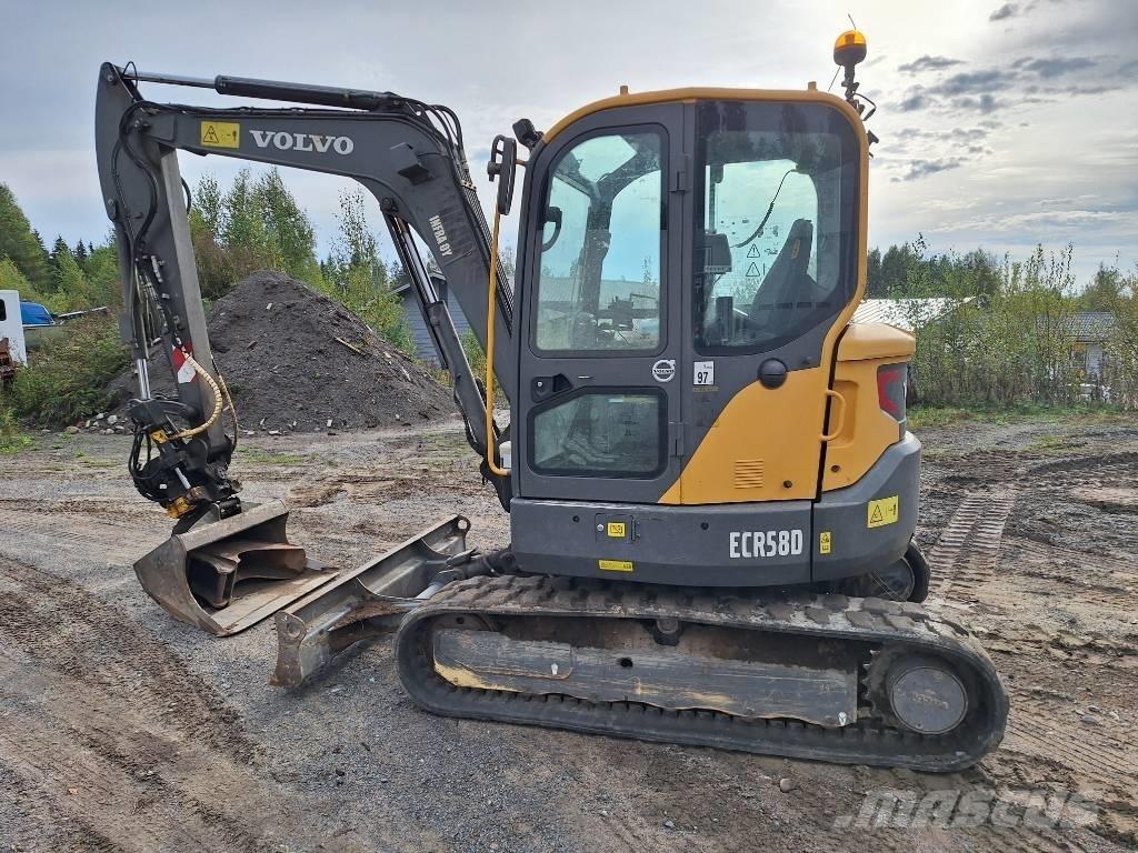 Volvo ECR 58 D 小型挖土機/掘鑿機<7t(小型挖掘機)