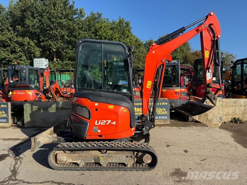 Kubota U 27-4 小型挖土機/掘鑿機<7t(小型挖掘機)