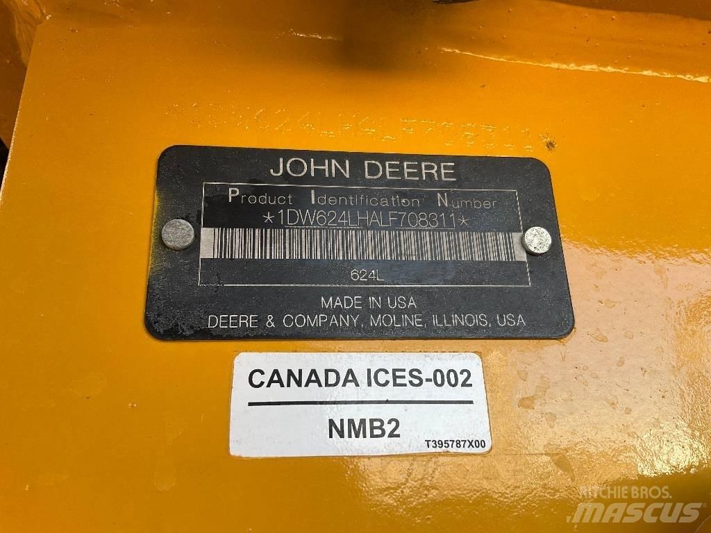 John Deere 624L 輪胎式裝載機