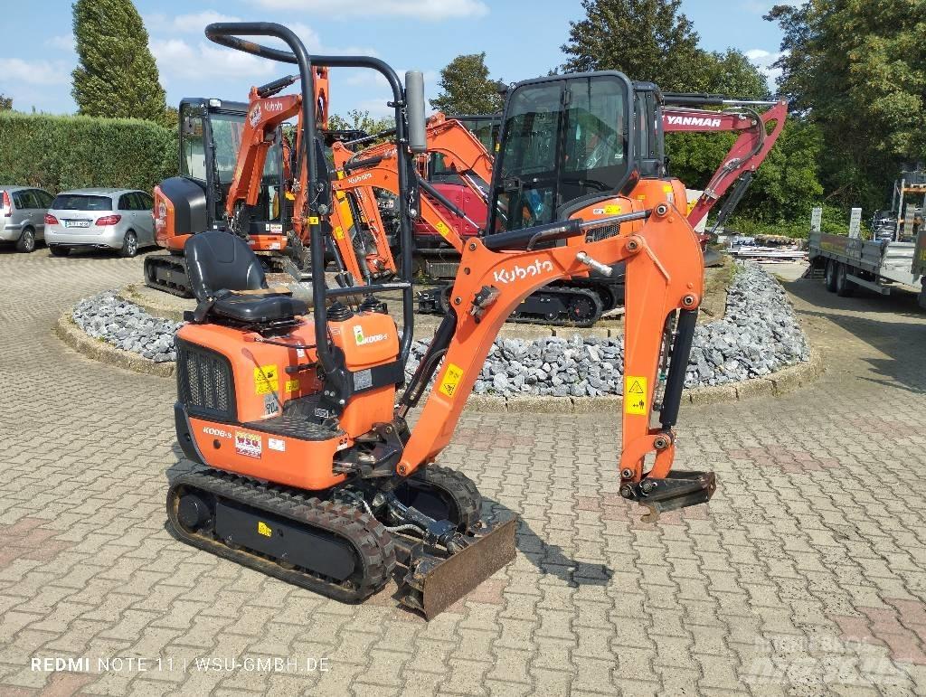 Kubota K008-5 小型挖土機/掘鑿機<7t(小型挖掘機)