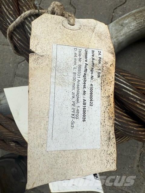 Bauer 2x lina 鑽孔設備配件和備件