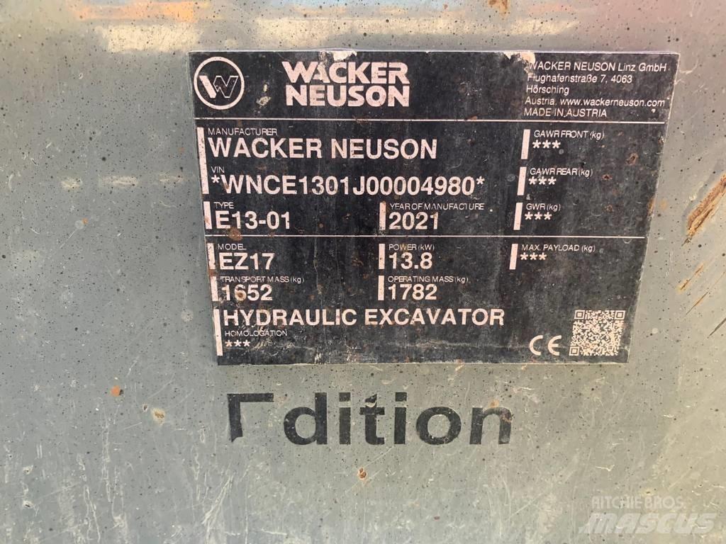 Wacker Neuson EZ 17 小型挖土機/掘鑿機<7t(小型挖掘機)