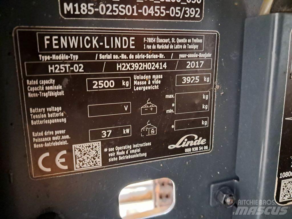 Linde H25T-02 液化石油氣LPG卡車
