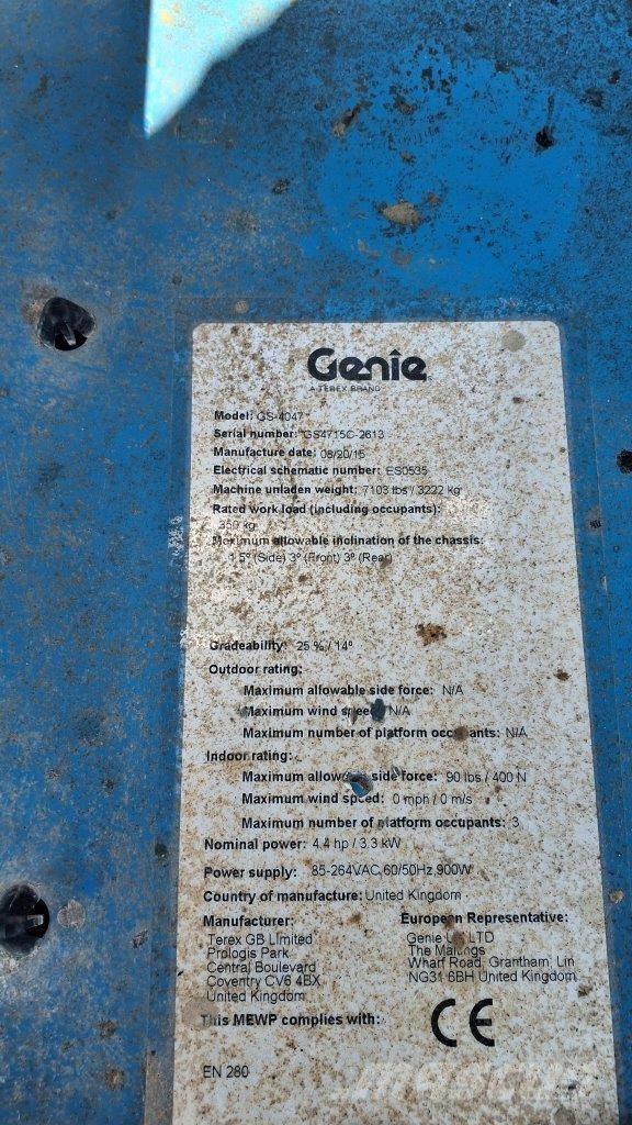 GENIE GS4047 剪式升降機