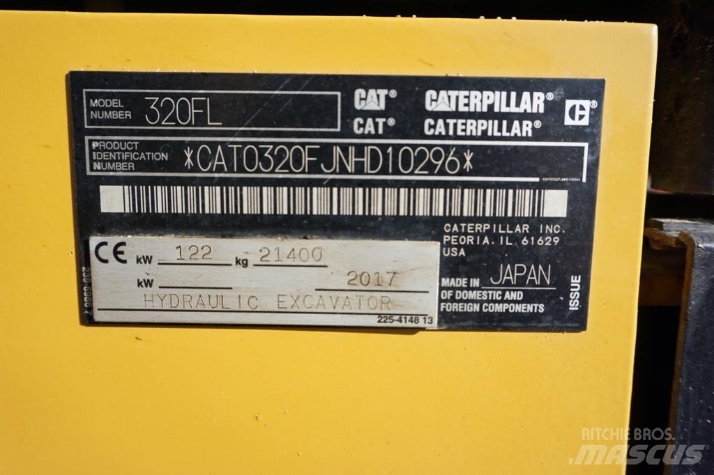 CAT 320 FL 履帶式 挖土機/掘鑿機/挖掘機
