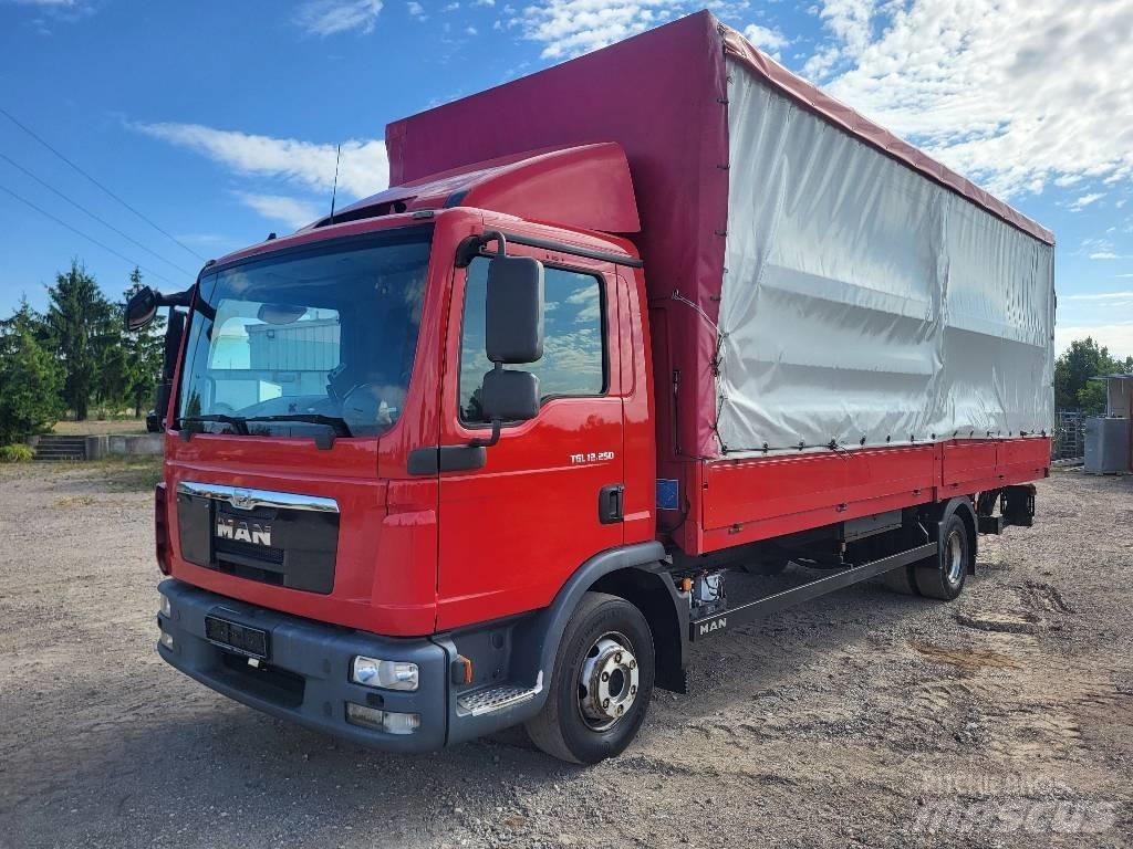 MAN 12.250 TGL 篷布卡車