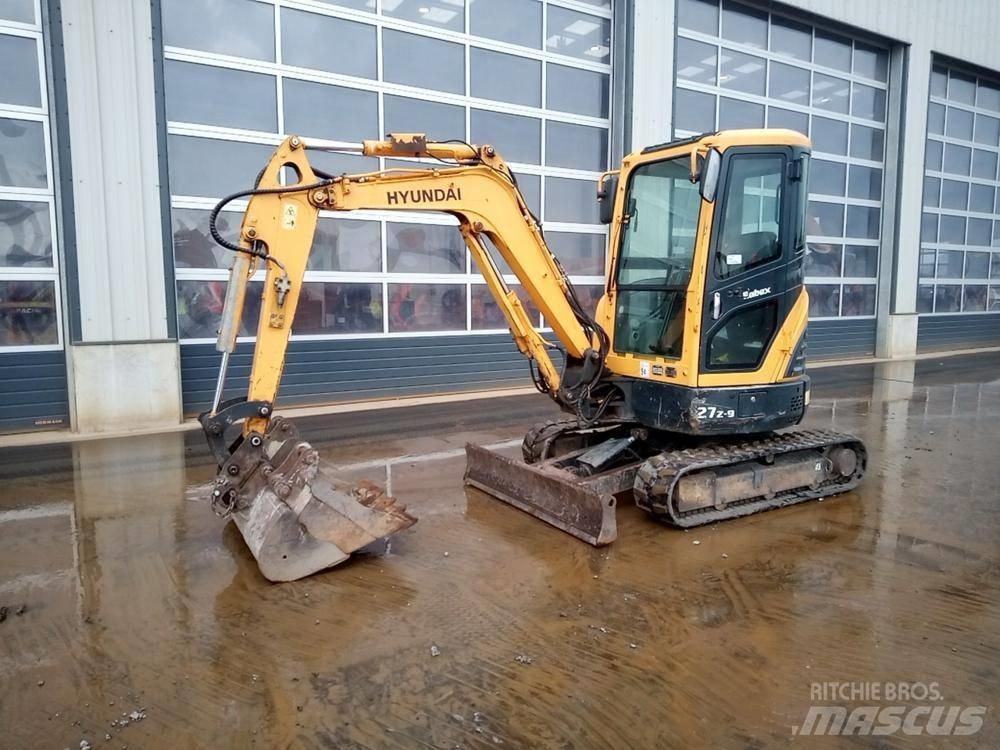Hyundai Robex 27Z-9 小型挖土機/掘鑿機<7t(小型挖掘機)