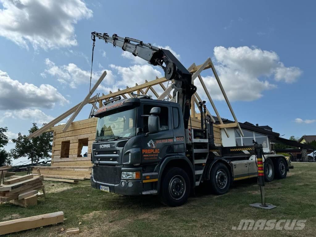 Scania P 460 起重可拆卸式卡車