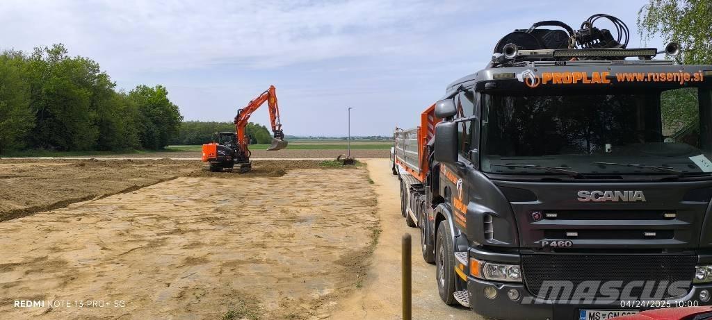 Scania P 460 起重可拆卸式卡車