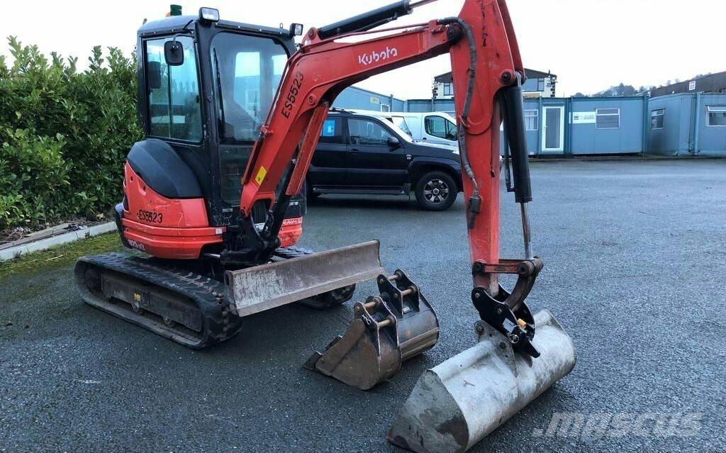 Kubota u25 U25 小型挖土機/掘鑿機<7t(小型挖掘機)