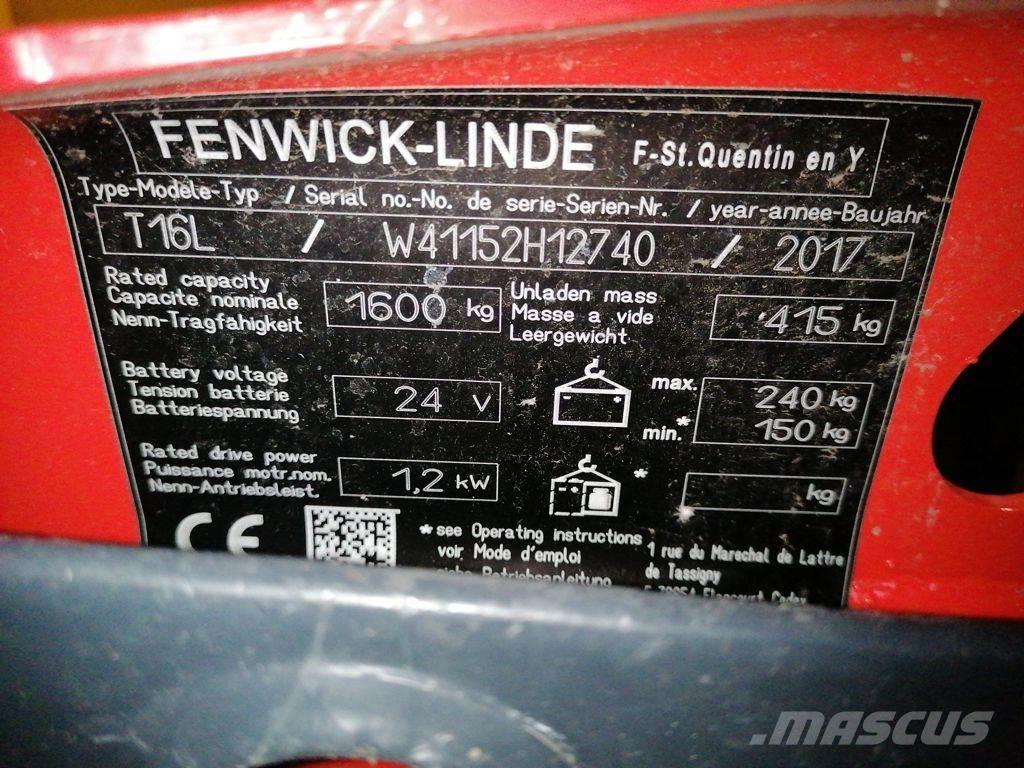 Linde T16L 低架升降機