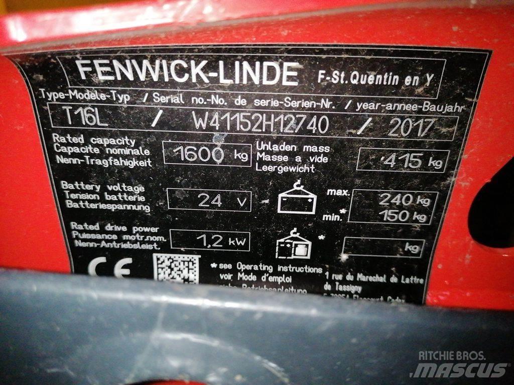 Linde T16L 低架升降機