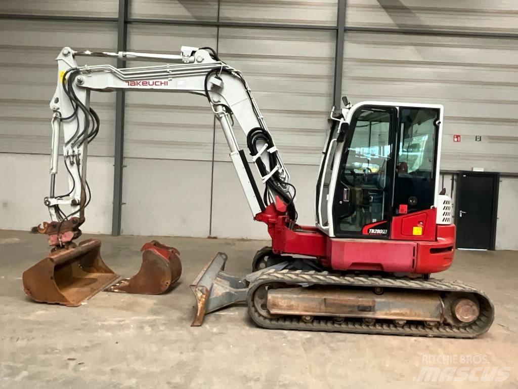 Takeuchi TB 280 FR 中型挖土機/掘鑿機/挖掘機 7t-12t