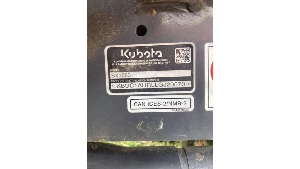 Kubota BX 1880 曳引機