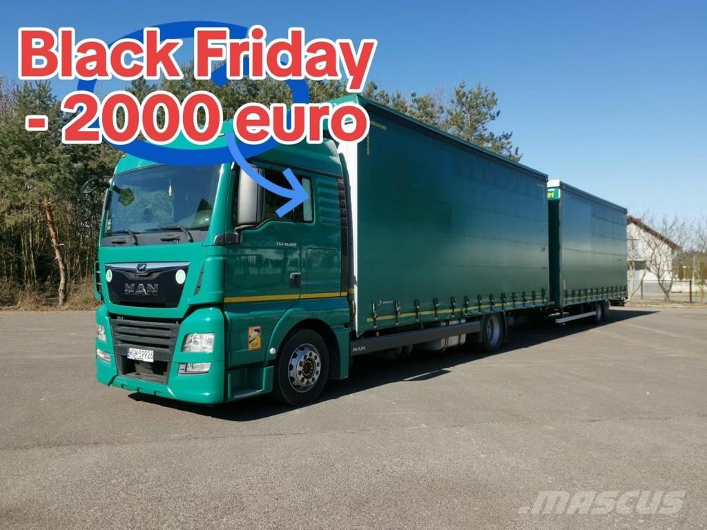 MAN TGX 18.420 篷布卡車