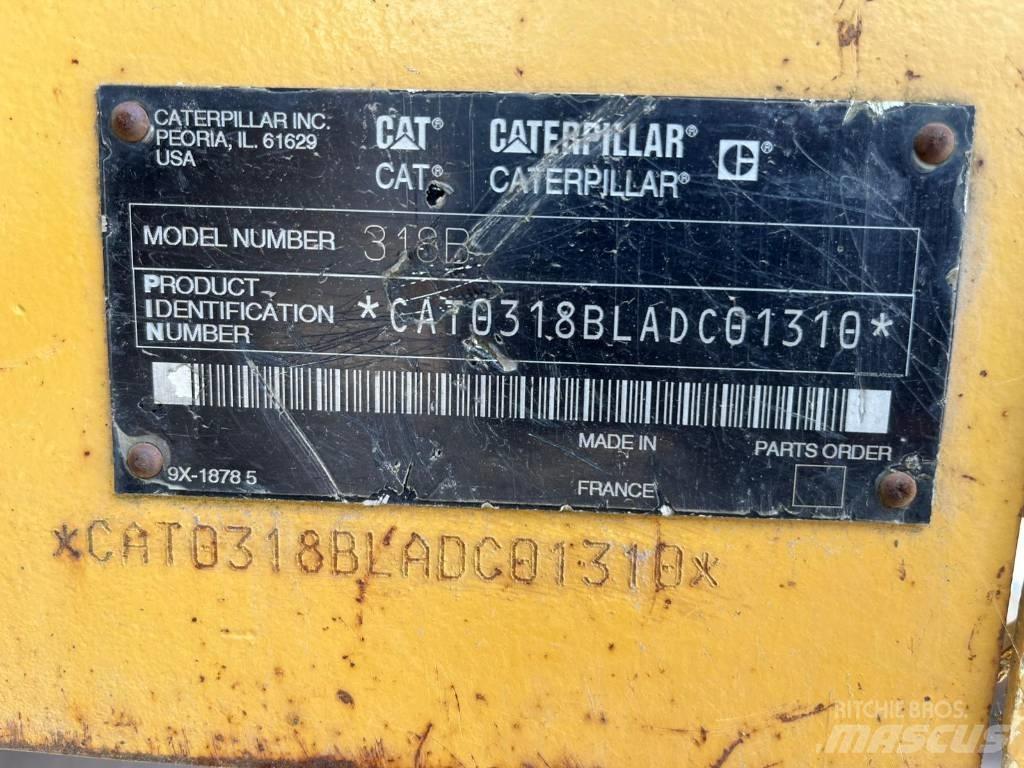 CAT 318 B L 履帶式 挖土機/掘鑿機/挖掘機