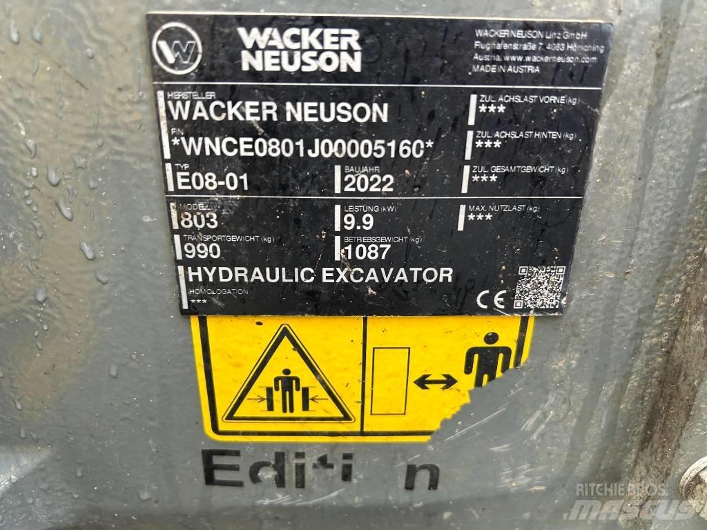 Wacker Neuson 803 履帶式 挖土機/掘鑿機/挖掘機