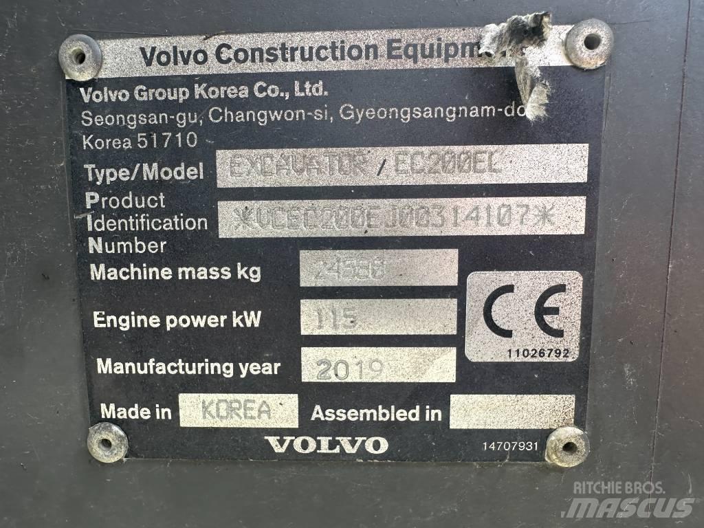 Volvo EC 200 EL 履帶式 挖土機/掘鑿機/挖掘機