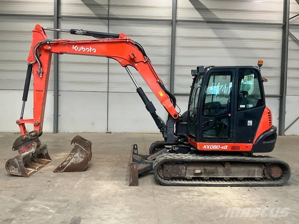 Kubota KX 080-4 A 中型挖土機/掘鑿機/挖掘機 7t-12t