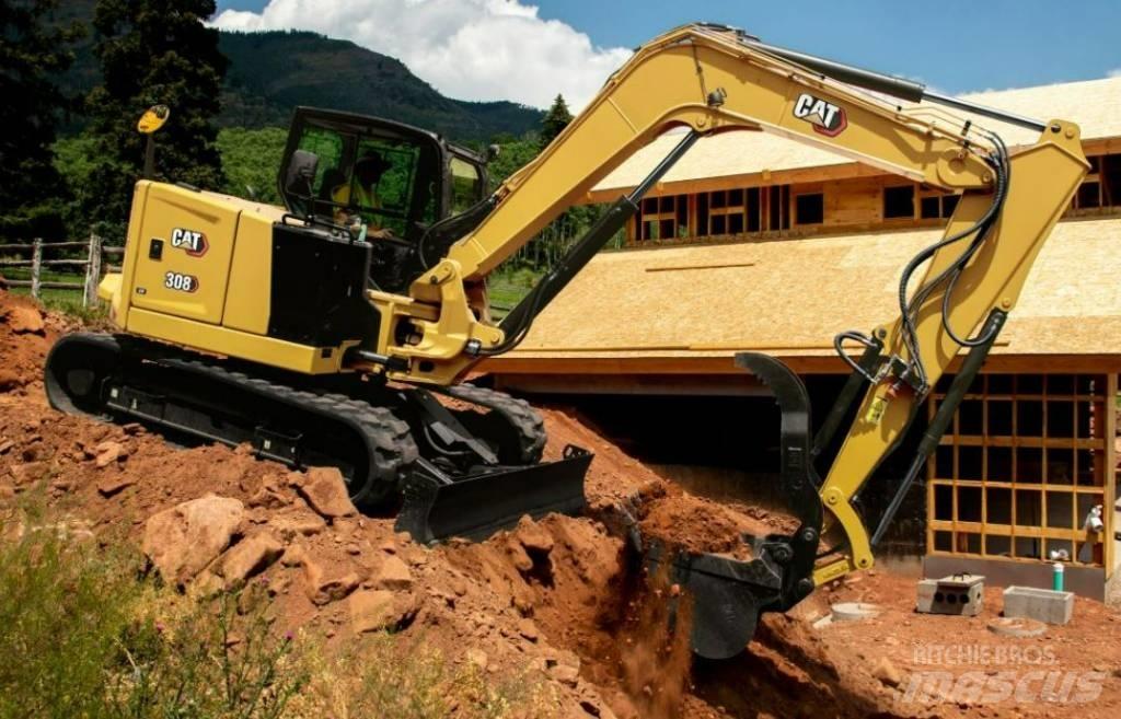 CAT 308 E CR UTHYRES 中型挖土機/掘鑿機/挖掘機 7t-12t