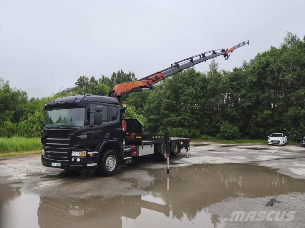 Scania P 420 起重機卡車