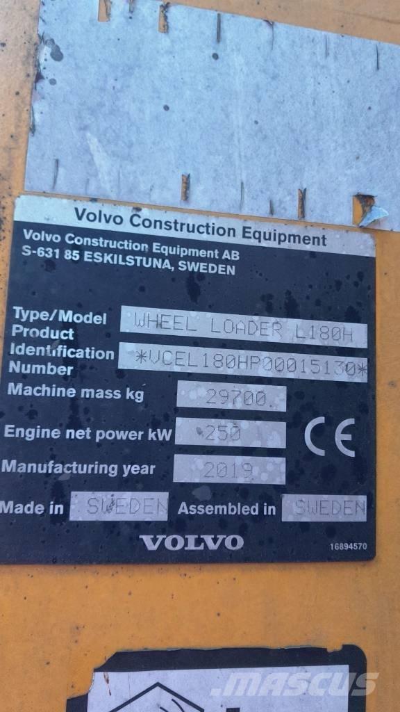 Volvo L 180 H 輪胎式裝載機