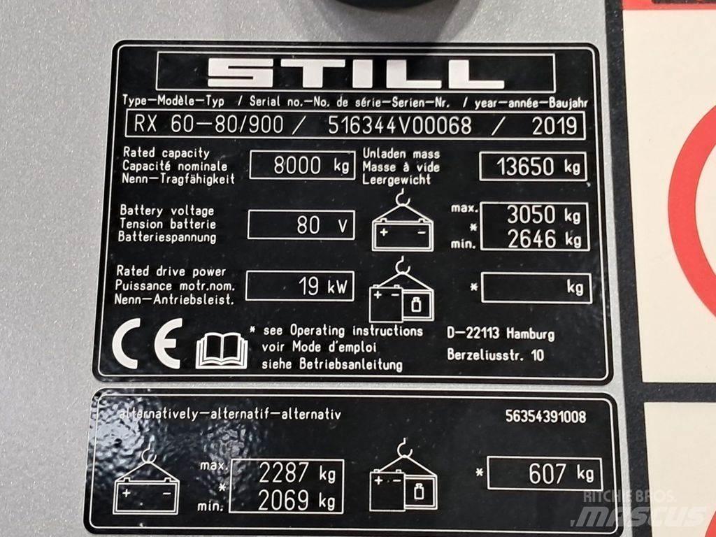 Still RX60-80/900 電動堆高機