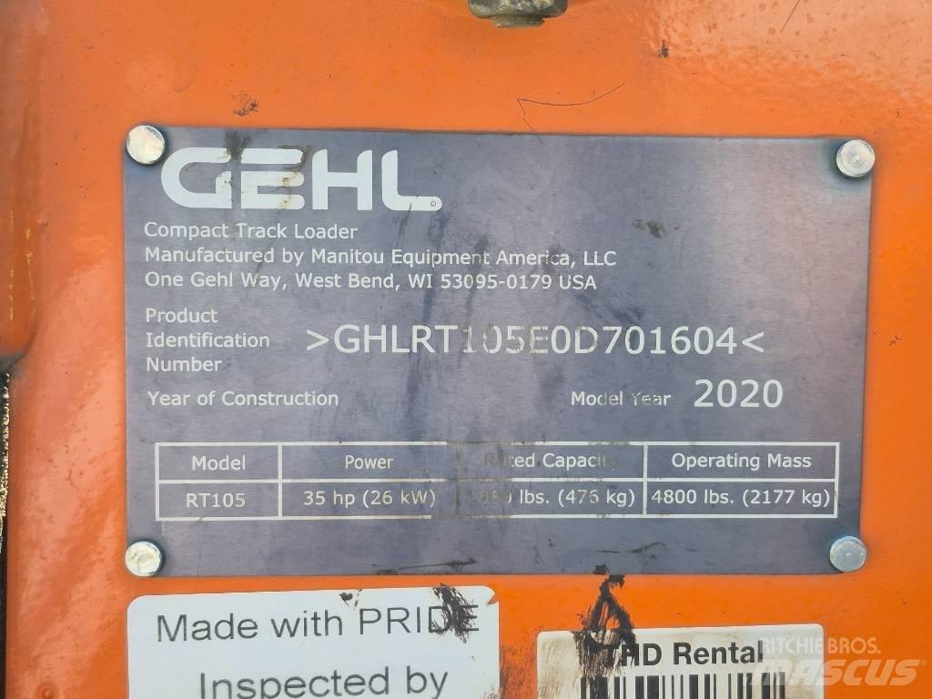 Gehl RT 105 滑移轉向裝載機