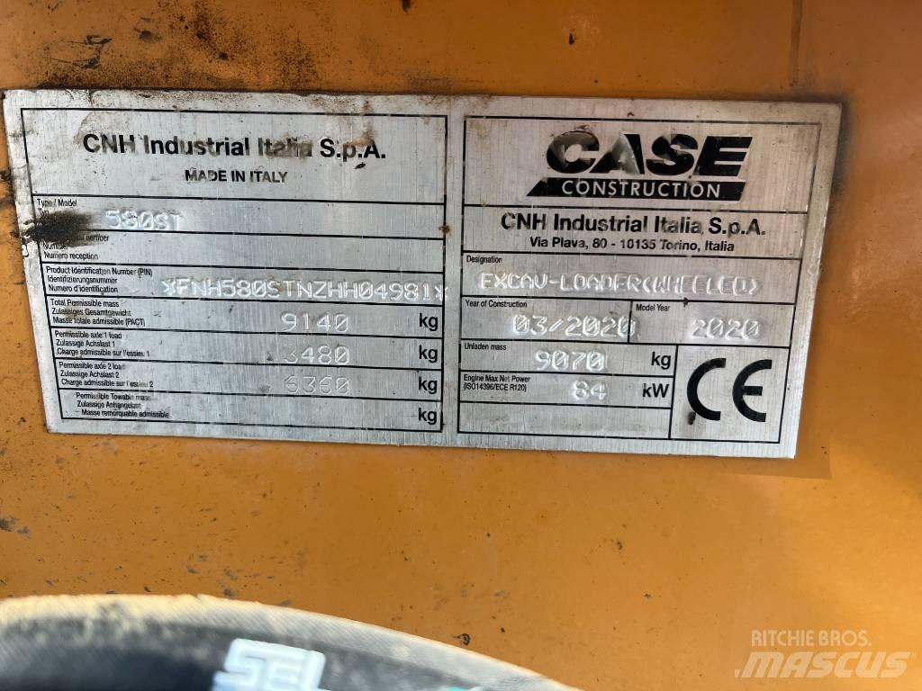CASE 580 ST 反鏟裝載機