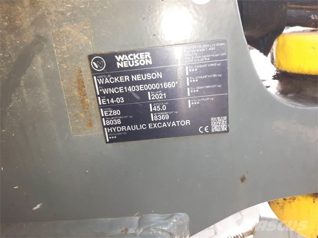 Wacker Neuson EZ80 履帶式 挖土機/掘鑿機/挖掘機