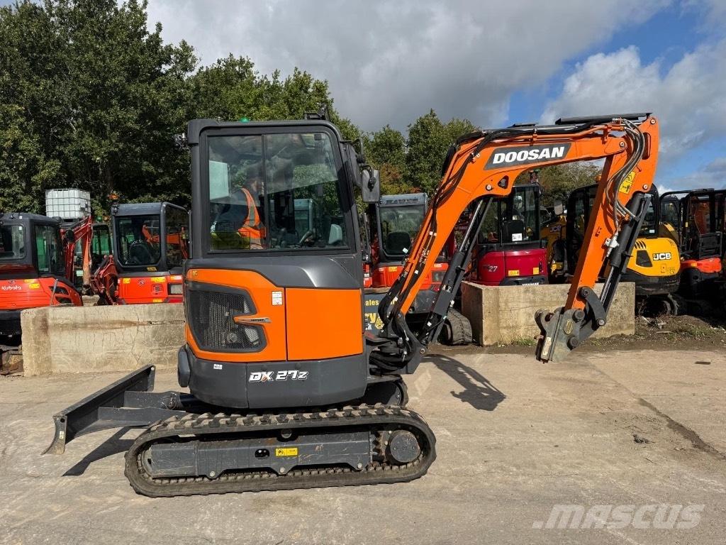 Doosan DX27Z-7 小型挖土機/掘鑿機<7t(小型挖掘機)