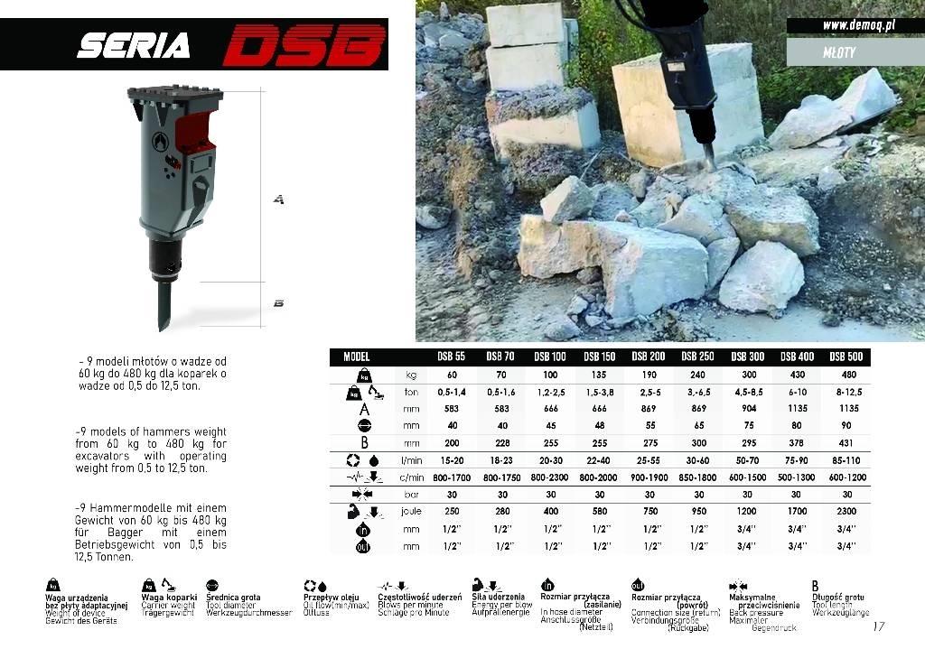  DEMOQ DSB200 鐵鎚/碎石機